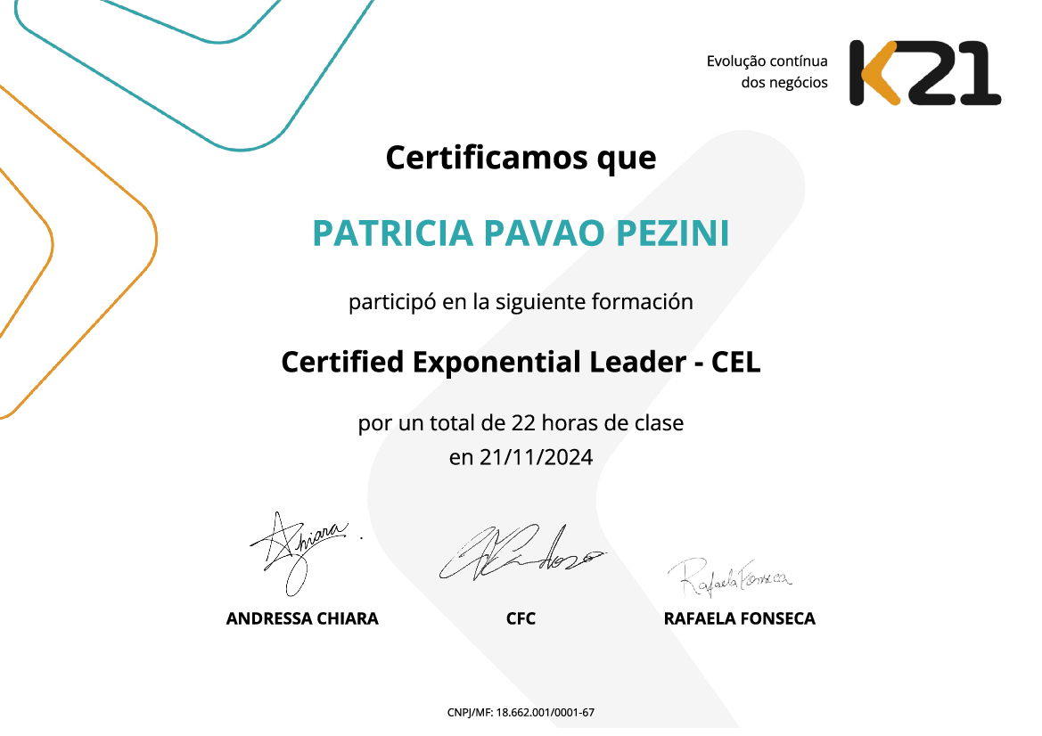 Certificado K21